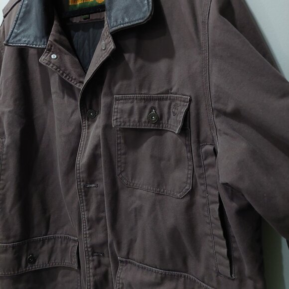 Timberland Men's VTG Y2K 90s Western Waterproof Barn Coat Size XXL. - Picture 2 of 9